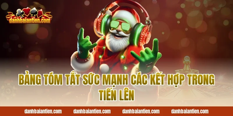 Bảng tóm tắt sức mạnh các kết hợp trong tiến lên
