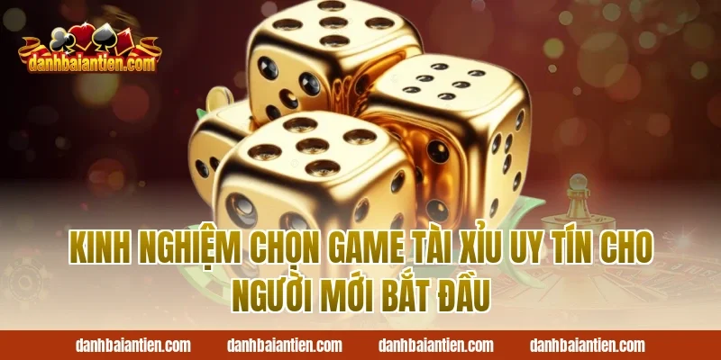 Kinh Nghiệm Chọn Game Tài Xỉu Uy Tín Cho Người Mới Bắt Đầu